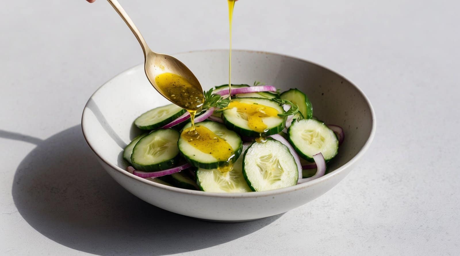 Refreshing Cucumber Salad with Pumpkin Seed Oil | ReallyEats