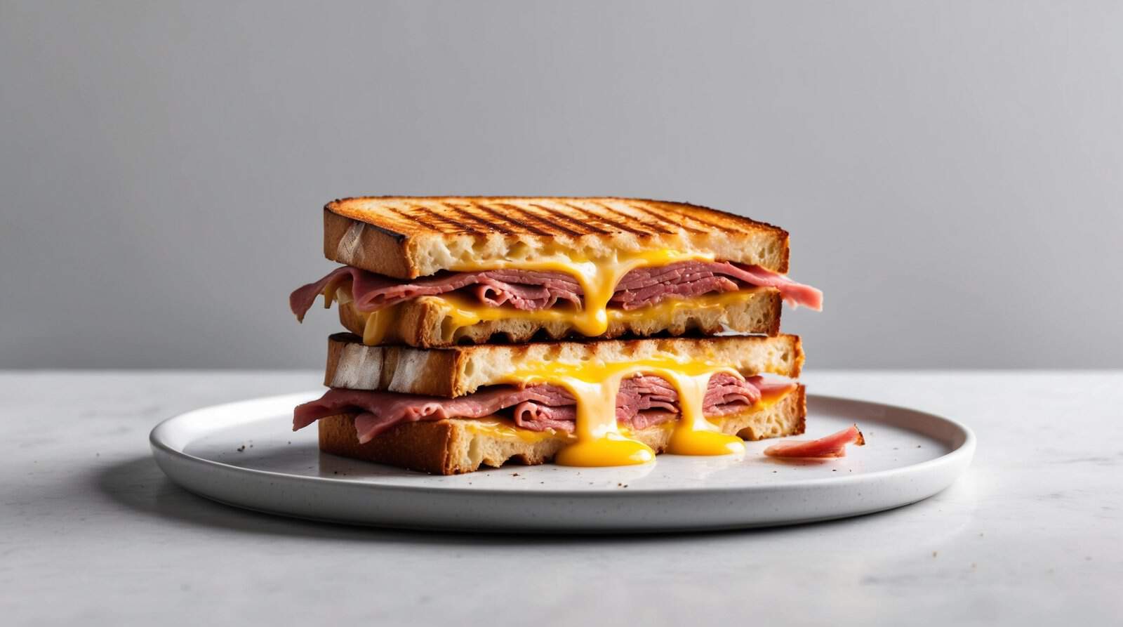Corned Beef Panini with Cheese and Sourdough | ReallyEats