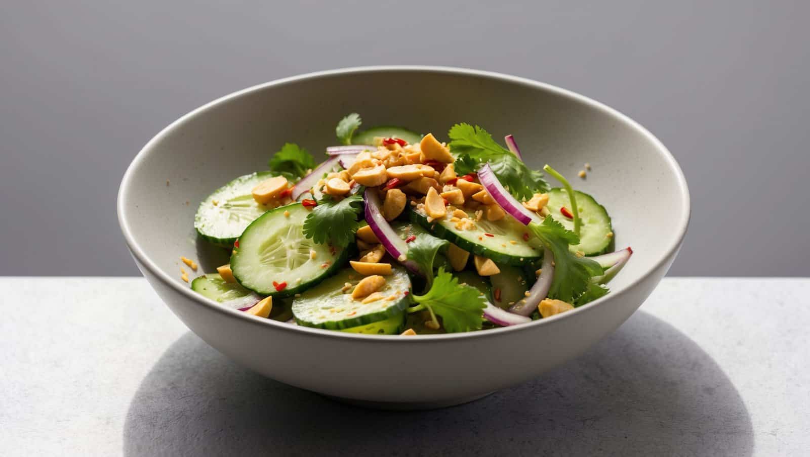 Spicy Thai Cucumber Salad Recipe | ReallyEats