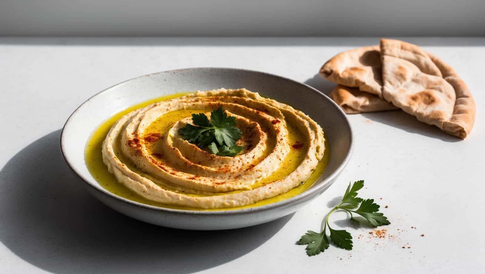 Classic Hummus with Warm Pita | ReallyEats