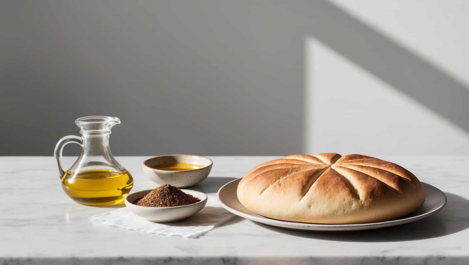 Khobz with Olive Oil and Za’atar | ReallyEats