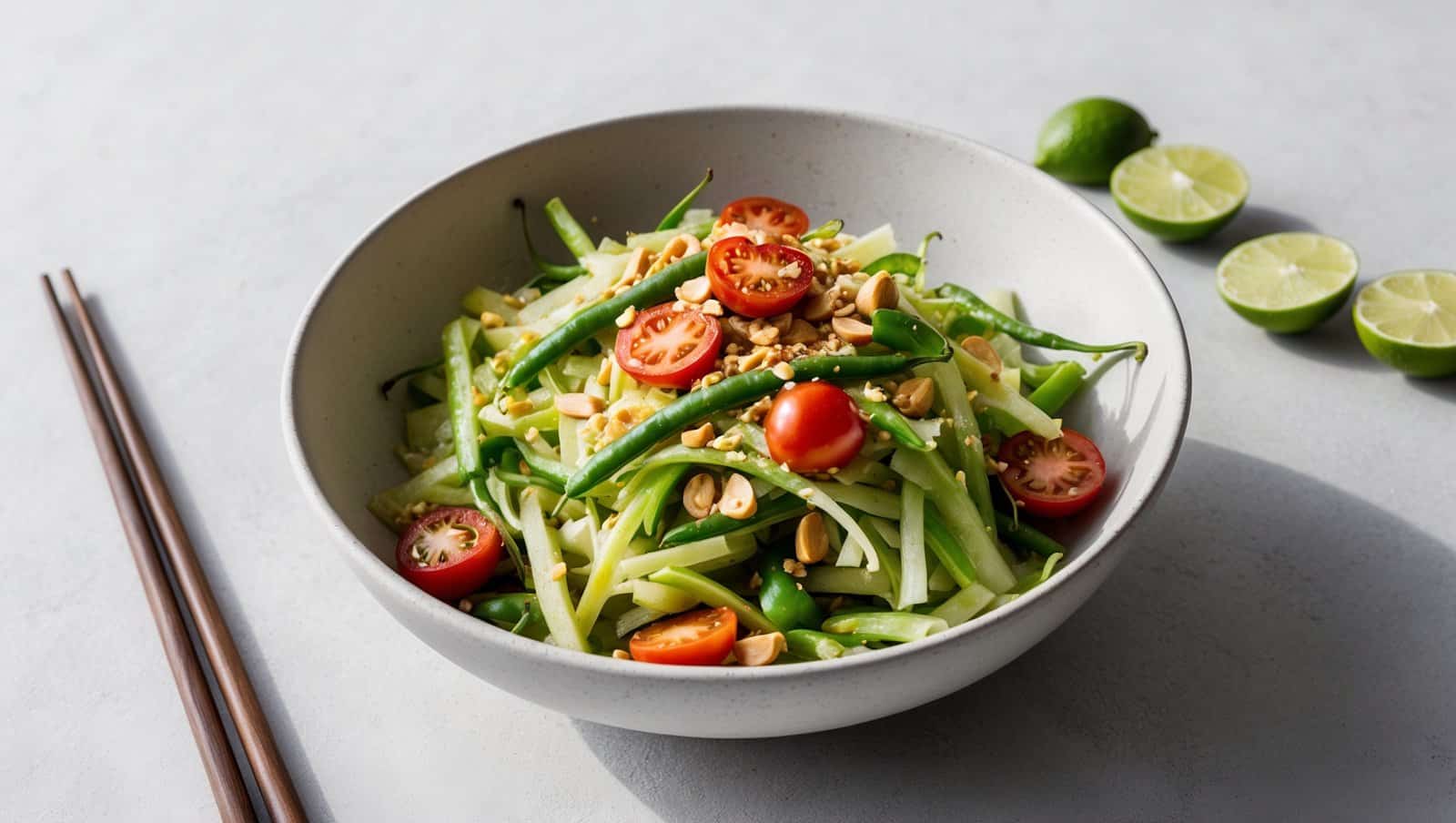 Som Tum Spicy Green Papaya Salad | ReallyEats
